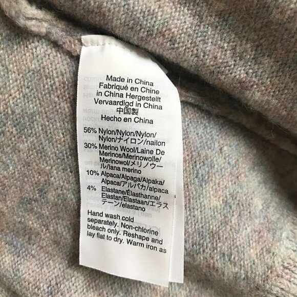 Madewell Heather Smoke Donegal Kent Cardigan Duster Sweater Size XXS - Picture 4 of 6